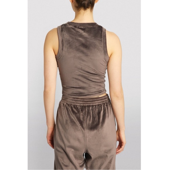 Skims Velour Crew Neck Tank Top - Picture 2 of 13